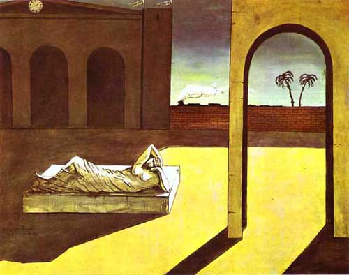 Painting Code#7323-Chirico, Giorgio de - The Soothsayer's Recompense