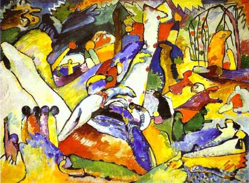 Painting Code#7329-Kandinsky, Wassily: Study for "Composition II"