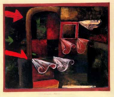 Painting Code#7389-Klee, Paul  - Fire Wind