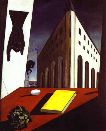 Painting Code#7476-Chirico, Giorgio de - Torino printaniere