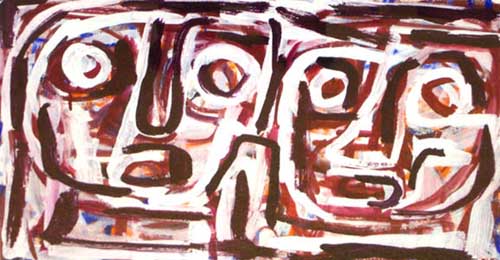 Painting Code#7512-Abstract Couple 