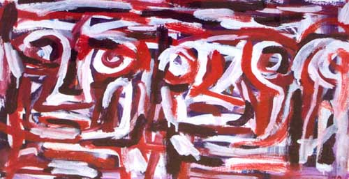 Painting Code#7513-Abstract Couple  