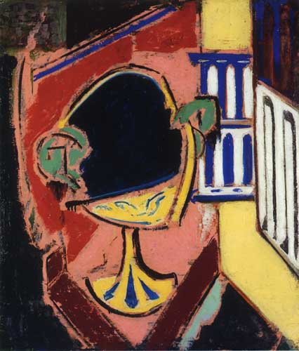 Painting Code#7535-Alfred Henry Maurer - Brass Bowl