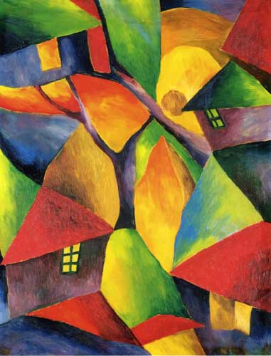 Painting Code#7542-Arnold Topp - Study Town