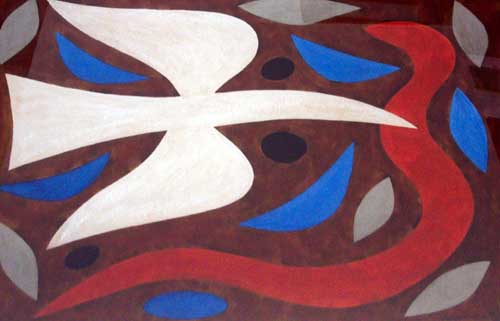 Painting Code#7546-Bird And Snake