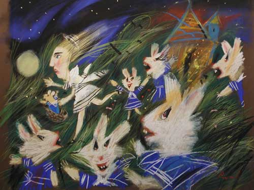 Painting Code#7576-Geoffrey Proud: Stealing Brother Jim