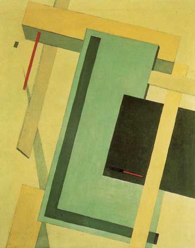 Painting Code#7597-Lissitzky, El - Proun 4B