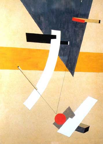 Painting Code#7598-Lissitzky, El - Proun 12E