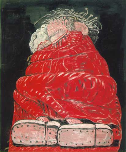 Painting Code#7687-Philip Guston: Sleeping