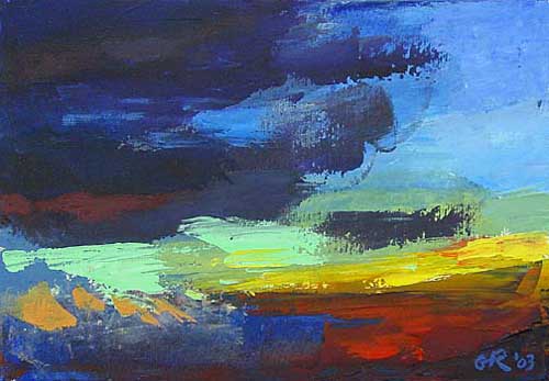 Painting Code#7703-Rainbow Sunset
