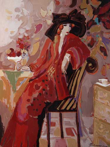 Painting Code#7787-Girl in Red