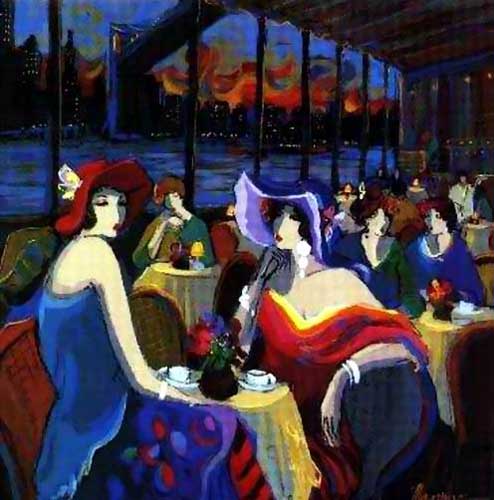 Painting Code#7796-Tea Time on Boat