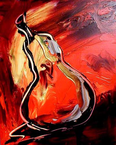 Painting Code#7804-Abstract Musical Instrument