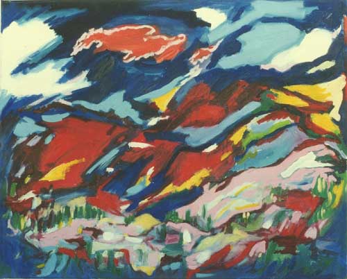 Painting Code#7902-Landscape Abstract