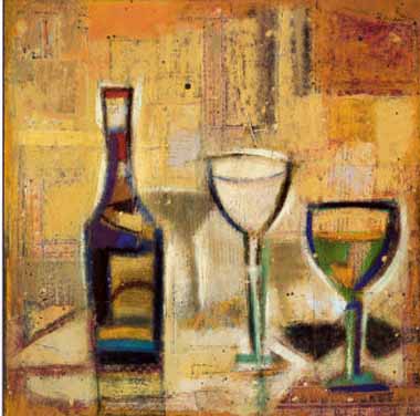 Painting Code#7906-Wine Tasting 2