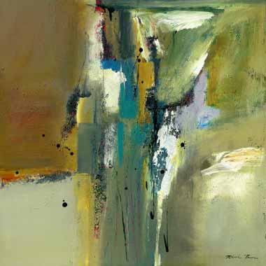 Painting Code#7955-Abstract in Green II