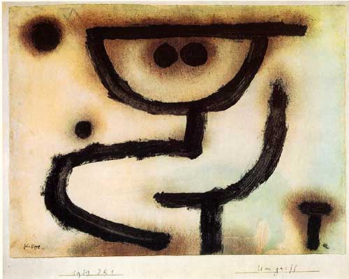 Painting Code#7957-Klee, Paul(Switzerland): Embrace